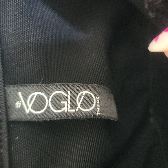 Voglo Women's Plus Size Tankini Bathing Suit Top - Black - Size X (14) - Picture 8 of 11